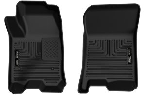 GMC Canyon Floor Mats - Front - Husky Liners - WeatherBeater - Black - 2023+